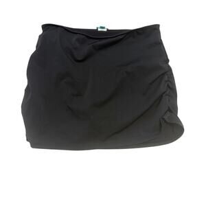 Assets By Sara Blakely Spanx large ruched swim bikini skirt bottom SW 3465